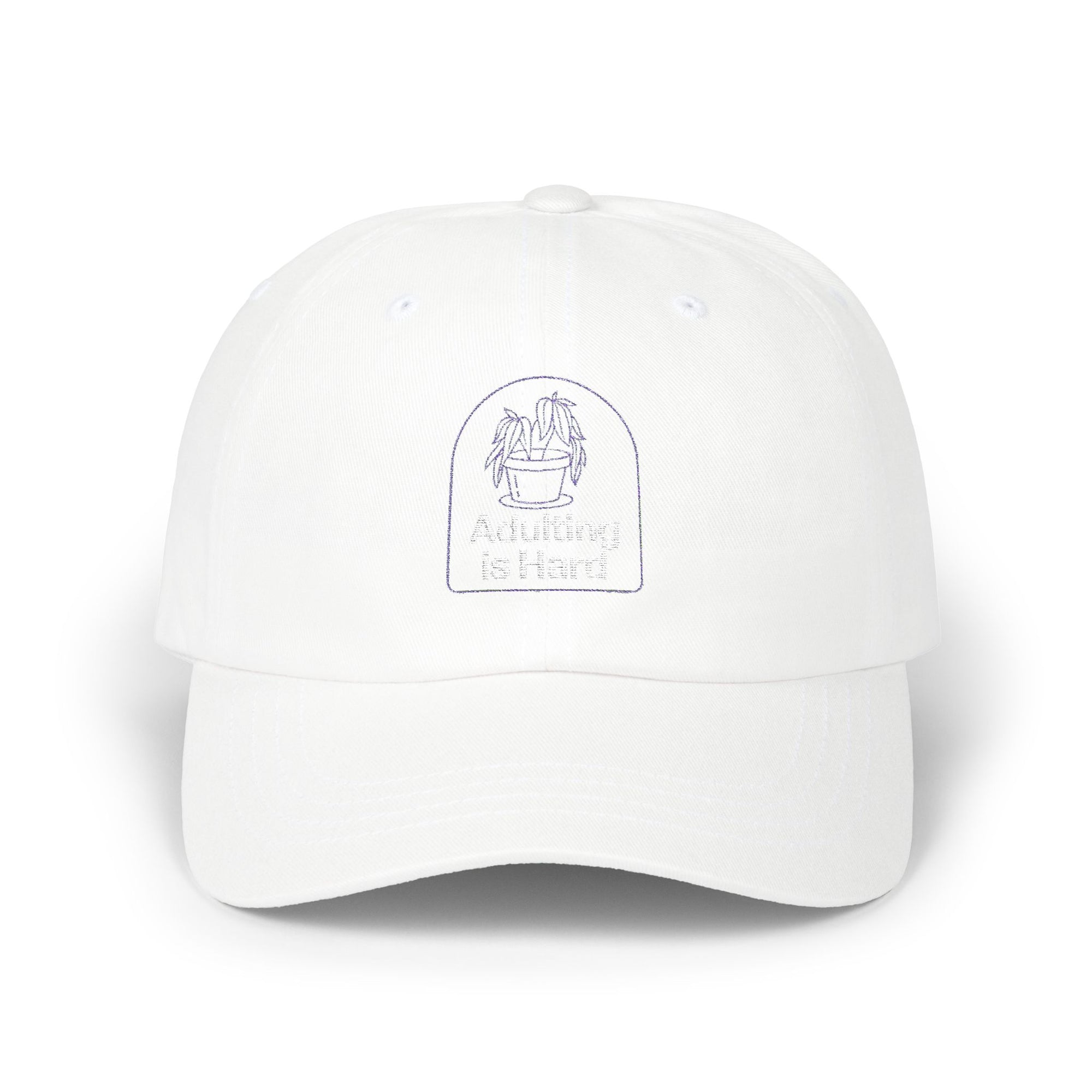 Embroidered 'Adulting is Hard' Dad Cap