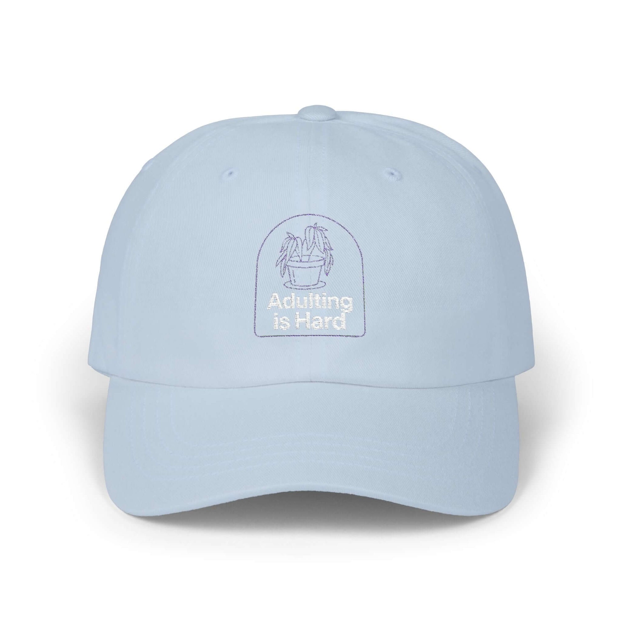 Embroidered 'Adulting is Hard' Dad Cap