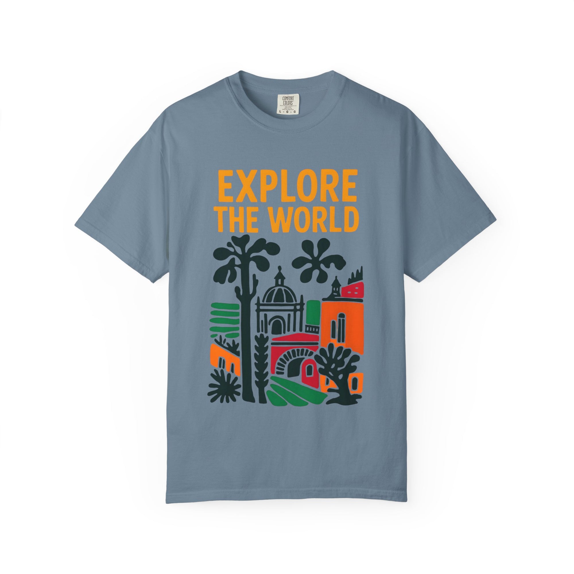 Explore the World T-Shirt | Unisex Garment-Dyed
