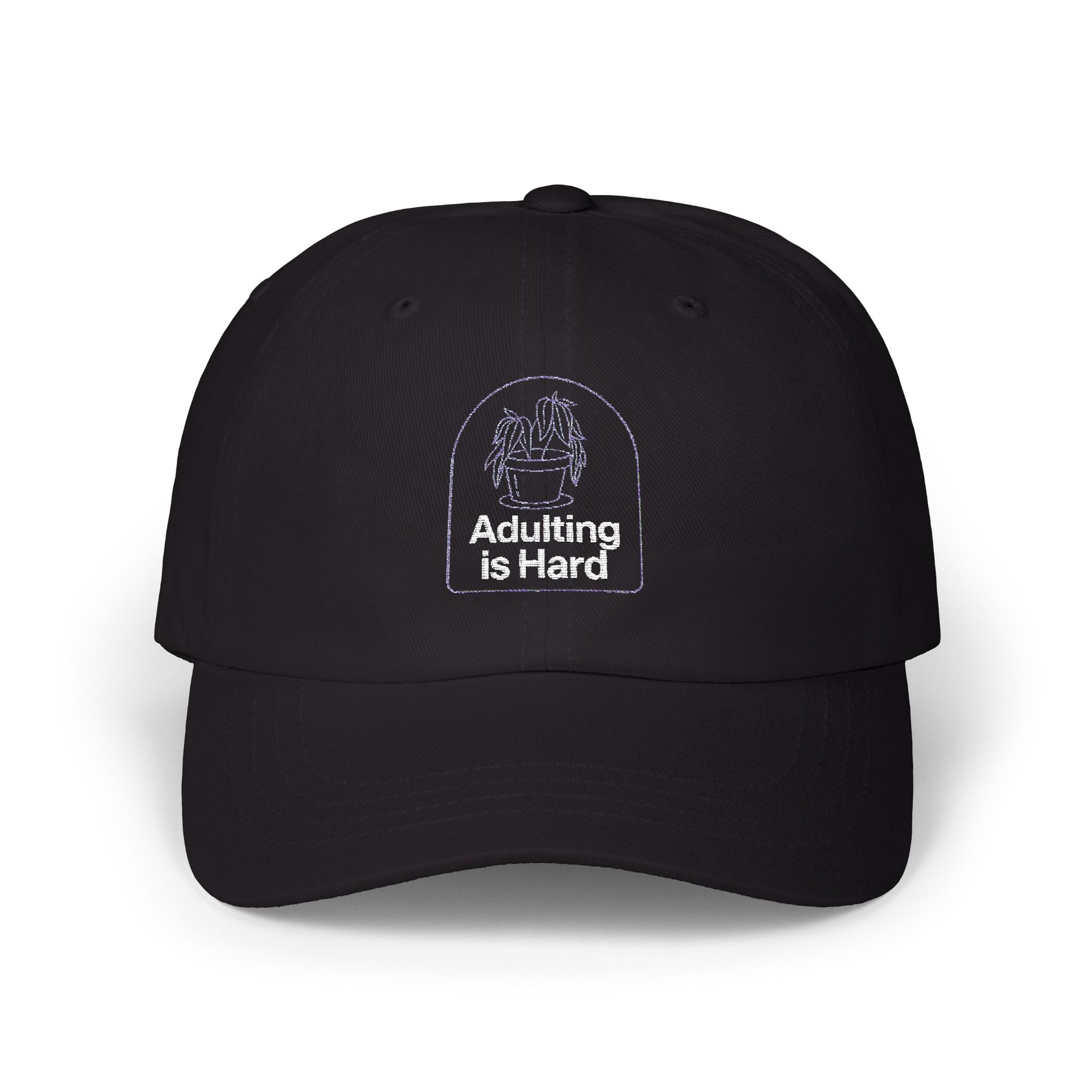Embroidered 'Adulting is Hard' Dad Cap