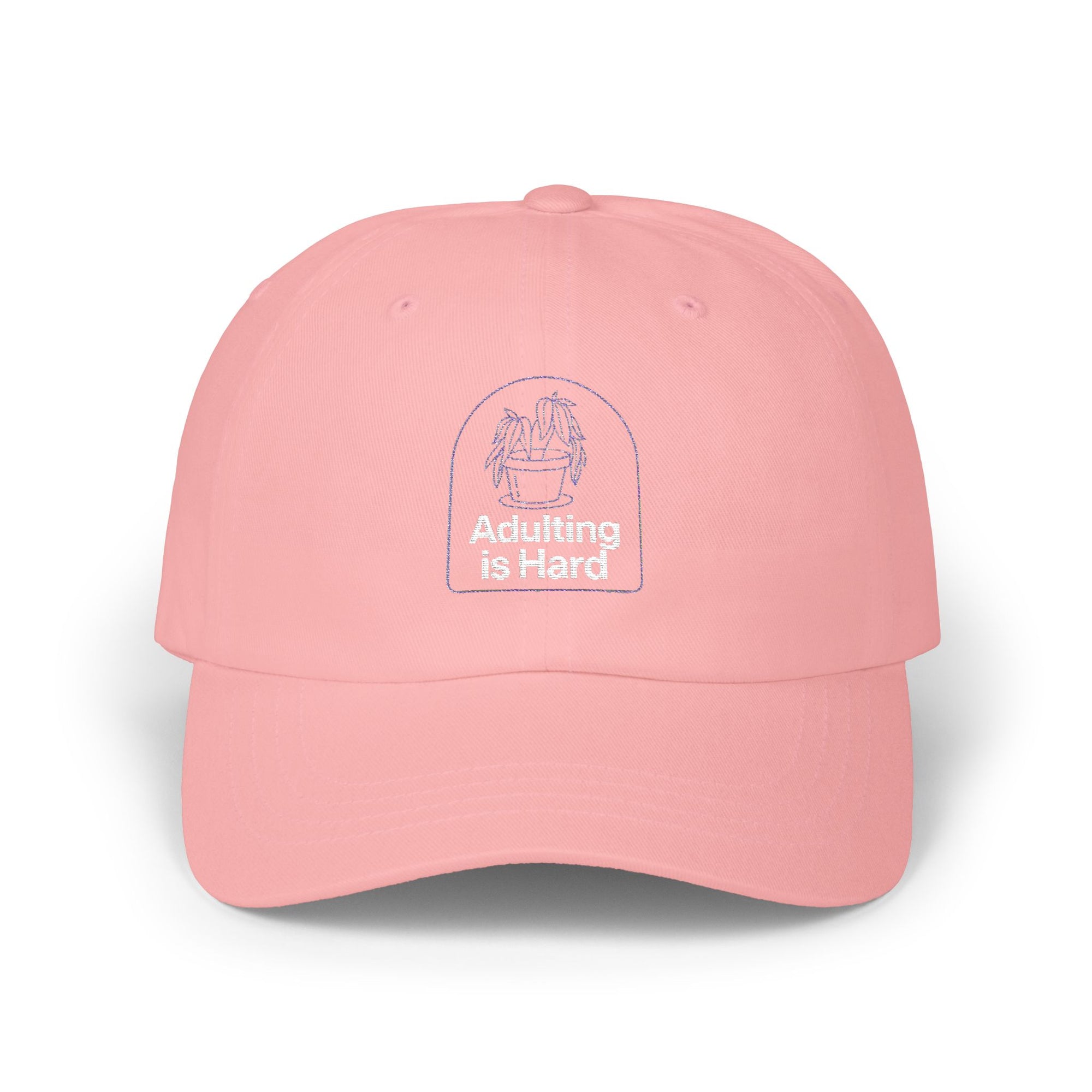Embroidered 'Adulting is Hard' Dad Cap